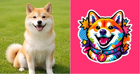 AI generator naljepnica